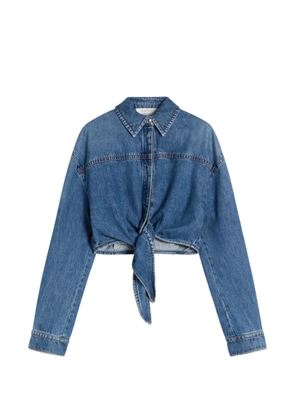 Sportmax tie-front shirt - Blue