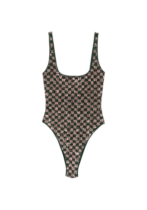 Oséree sequined swimsuit - Green