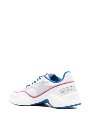 Casablanca logo trim sneakers - White