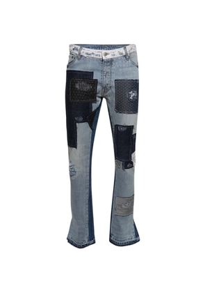 Paris Laundry patched denim jeans - Blue