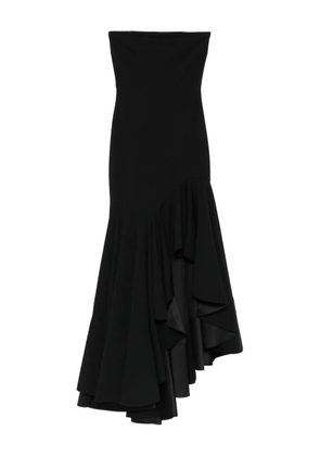 Solace London The Hani asymmetric dress - Black