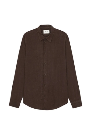 NN07 Enzo buttoned shirt - Brown