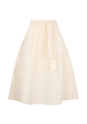 Fabiana Filippi belted skirt - Neutrals
