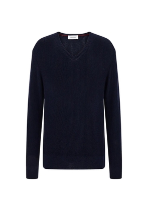 Ferragamo V-neck sweater - Blue