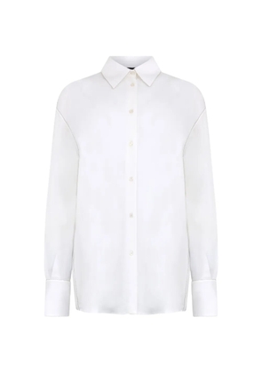 Fabiana Filippi long sleeve collared shirt - White