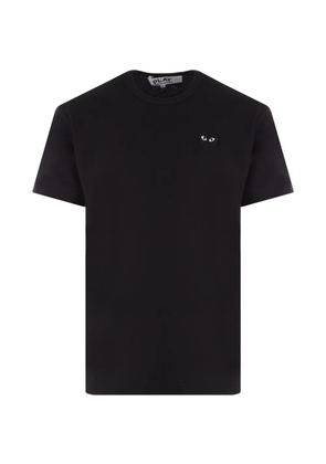 Comme Des Garçons Play embroidered-heart T-shirt - Black