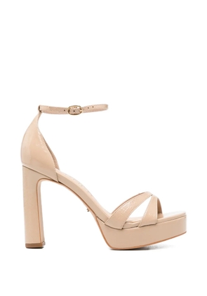 Werner square-toe heeled sandals - Neutrals