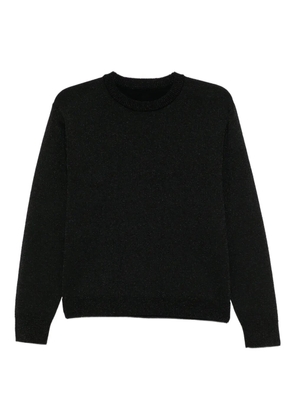 Cynthia Rowley metallic crew-neck sweater - Black