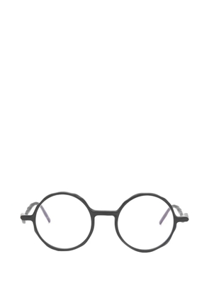 Kuboraum round frame glasses - Black