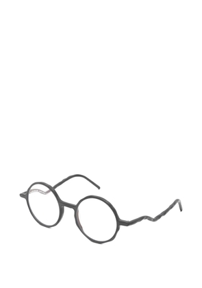 Kuboraum round frame glasses - Black