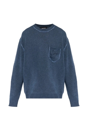 DSQUARED2 logo-embroidered sweater - Blue