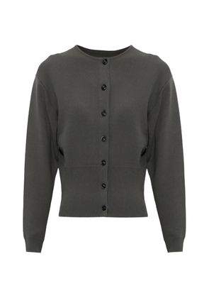 SAMSOE SAMSOE ribbed buttoned cardigan - Grey