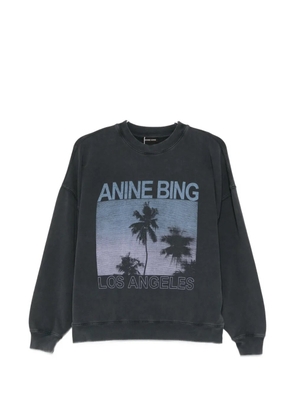 ANINE BING Miles washed grey sweatshirt