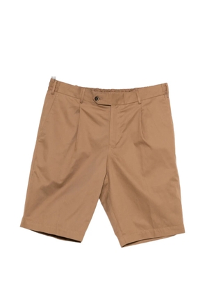 PT Torino button pleated shorts - Neutrals
