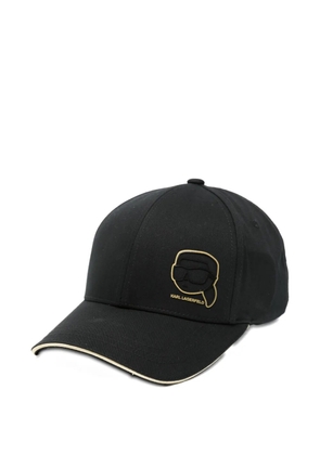 Karl Lagerfeld logo baseball cap - Black