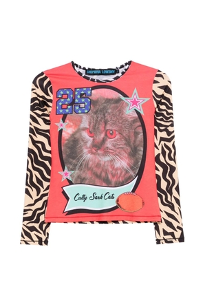 Chopova Lowena Cutty Sark Cats graphic T-shirt - Orange
