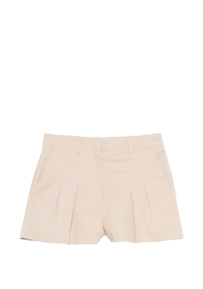 Lacoste pleated tailored shorts - Neutrals