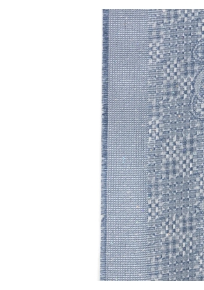 Emporio Armani patterned scarf - Blue