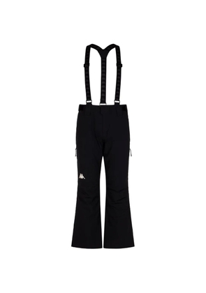 Kappa logo-detail ski pants - Black
