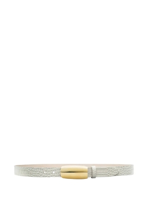 L'Agence Marlowe leather belt - Neutrals