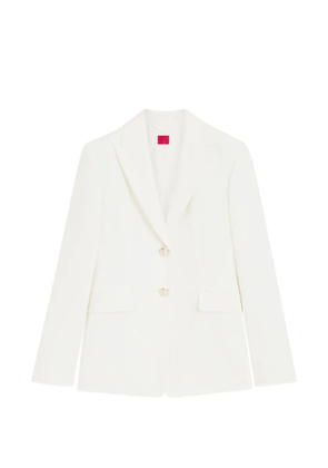 HUGO Asmalla buttoned blazer - White