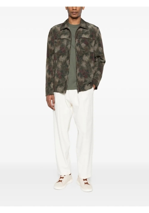 Herno floral print jacket - Green