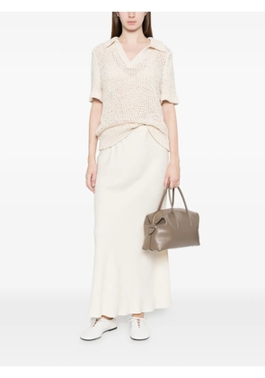 Antonelli Ilda elastic-waistband midi skirt - Neutrals