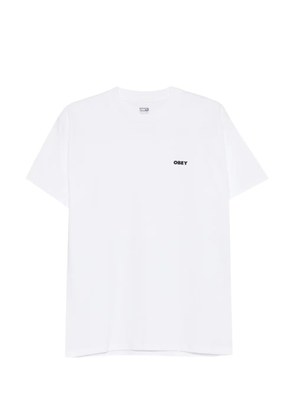 Obey logo-detail T-shirt - White