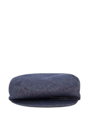 Fabiana Filippi curved brim denim hat - Blue