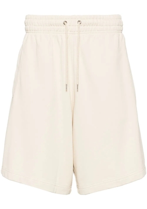 Maison Kitsuné Fox Head-print cotton track shorts - Neutrals