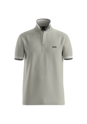 BOSS logo short-sleeve polo shirt - Grey