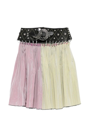 Chopova Lowena Clover belted midi skirt - Pink