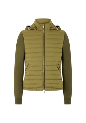 Moorer hooded padded jacket - Green