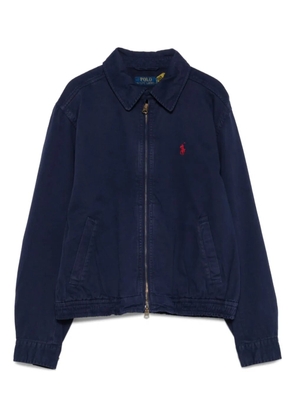 Polo Ralph Lauren Twill Wndbrkr Lined Windbreaker WMNS 'Navy' - Blue