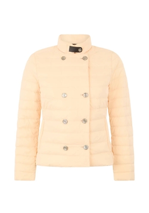 Moorer double-breasted puffer jacket - Yellow