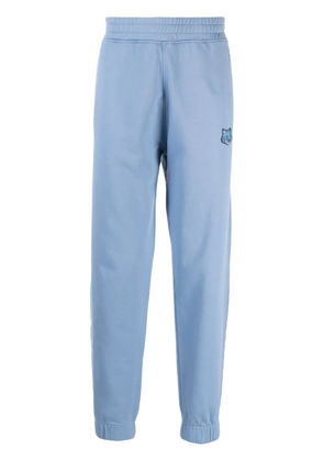 Maison Kitsuné Bold Fox track pants - Blue
