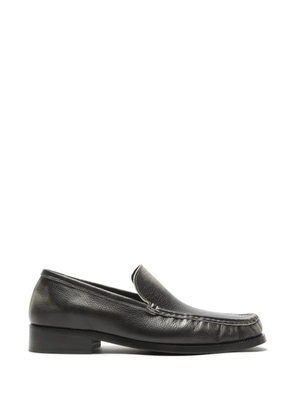 Acne Studios stitched leather loafers - Black