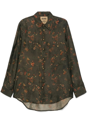 Uma Wang Tab shirt - Brown
