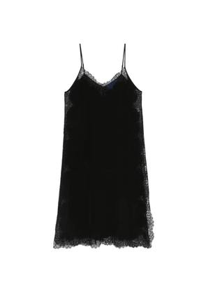 Mes Demoiselles lace trim top - Black