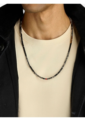 Nialaya Jewelry multi-stone necklace - Black