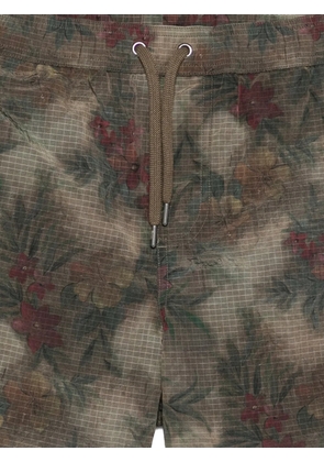 Herno floral-print swim shorts - Green