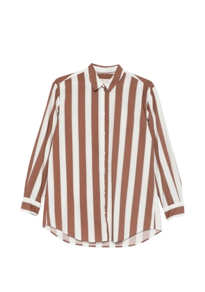 MC2 Saint Barth Brigitte striped shirt - Brown