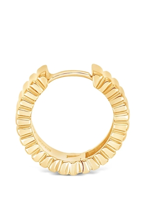 DOWER AND HALL single large Humbug hoop earring - Gold
