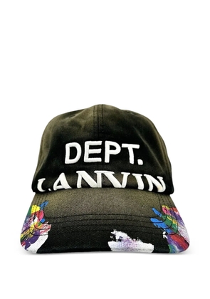 GALLERY DEPT. x Lanvin paint splatter strapback hat - Black