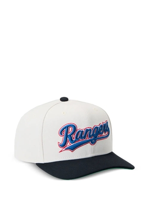 Mitchell & Ness MLB Off Word Pro Rangers hat - White