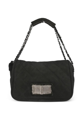 CHANEL Pre-Owned 2005 Mademoiselle quilted leather handbag - Black