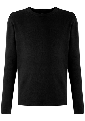 Osklen crew neck ribbed jumper - Black