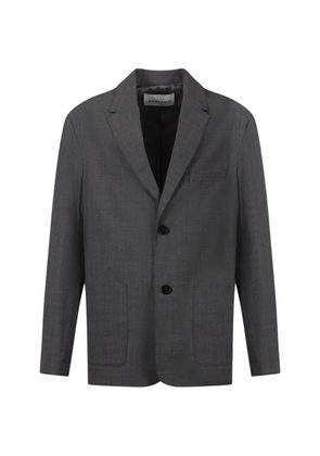 AMARANTO pocket button jacket - Grey