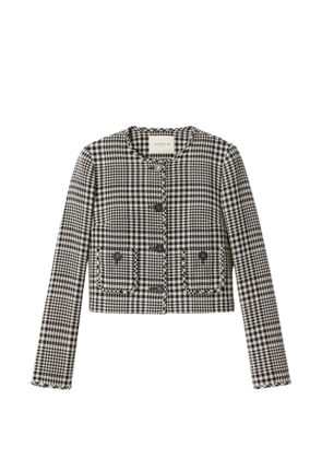 Lafayette 148 plaid pocket jacket - White