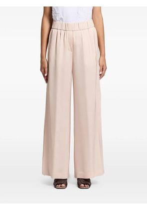 Peserico elasticated side-slit trousers - Neutrals